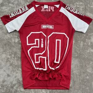 PINK Victorias Secret Indiana Hoosiers Womens Collegiate Football Jersey Medium
